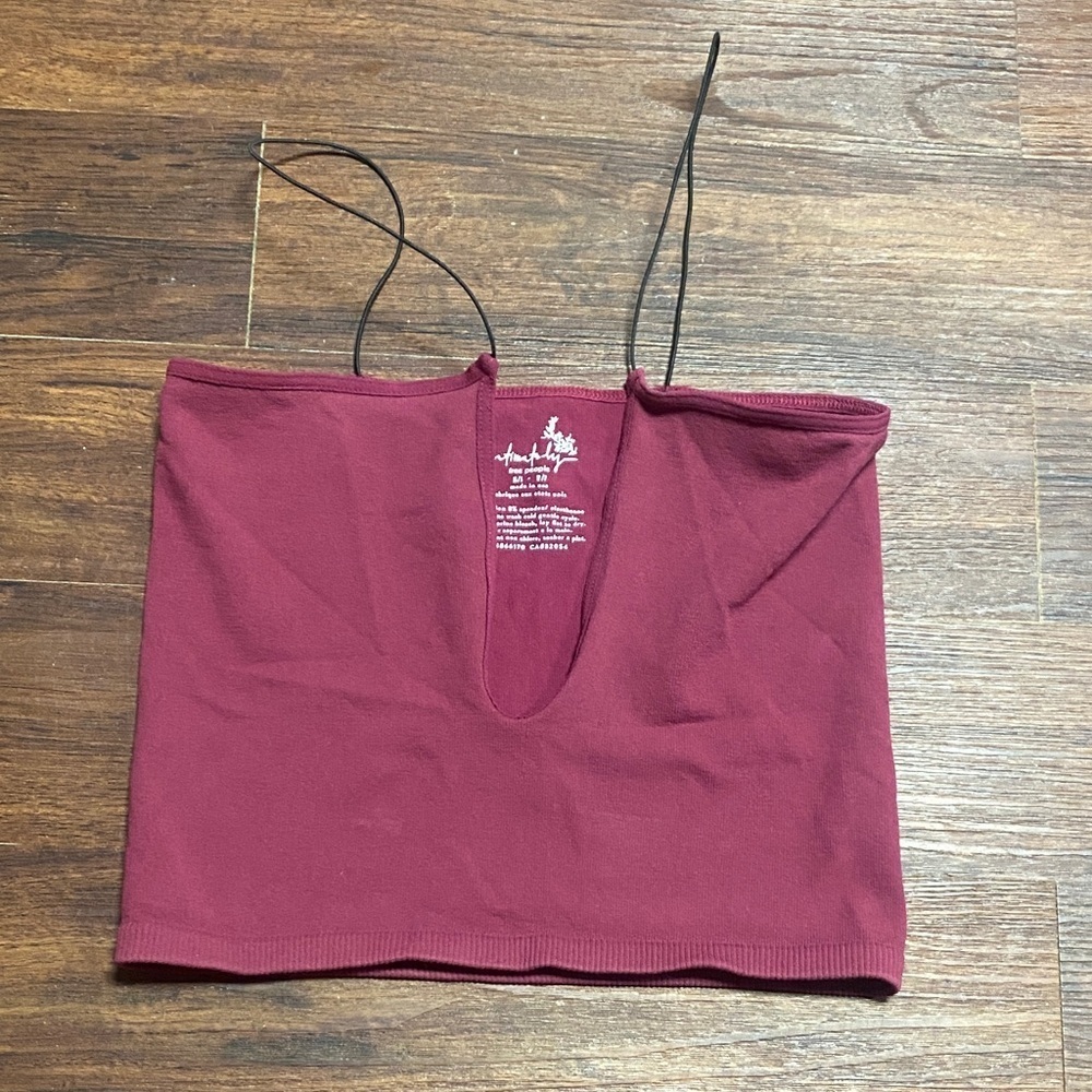 Free People Intimately Free  Burgundy Bralette Size Xs/S